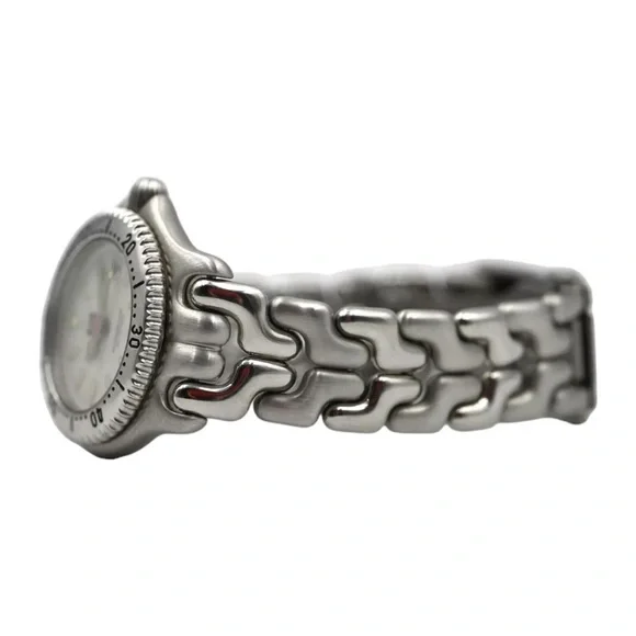 VINTAGE LADIES TAG HEUER WG1312-2 PROFESSIONAL DATE WRISTWATCH STAINLESS STEEL - Picture 8 of 9